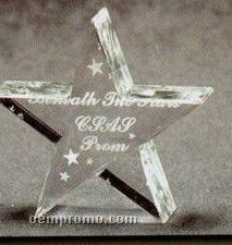 Acrylic Paperweight Up To 16 Square Inches / Star