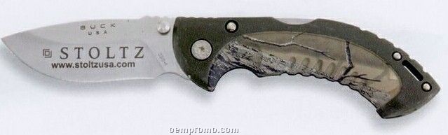 Buck Folding Omni Hunter Pocket Knife (Camouflage Green)