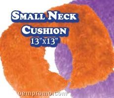 Freckles & Maya Girls Small Neck Cushion In Cotton Candy Pink