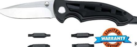 Maxam Liner Lock Knife W/ Aluminum Handle