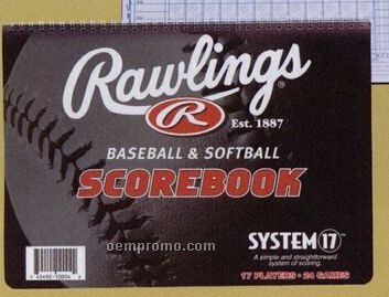 Rawlings Baseball/ Softball Score Book