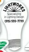 Stock Light Bulb Magnetic Note Holder (.020 Thick)