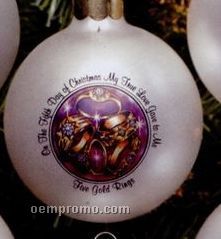 Twelve Days Of Christmas Ornaments - 5th Day