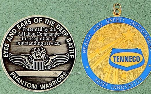 Custom Medal Or Coin - 3"