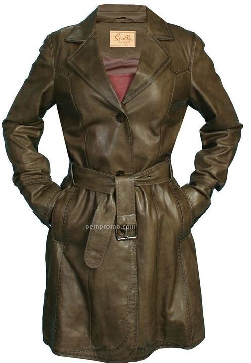 Ladies Hand Finished Lamb Leather Jacket (S-2xl)