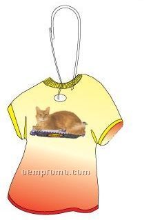 Somali Cat T-shirt Zipper Pull