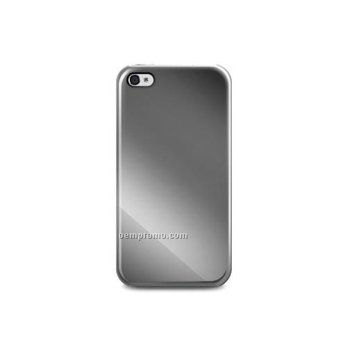 Iluv -metallic Case For Iphone 4 Cdma - Titanium