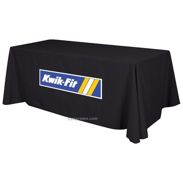 6' Standard Table Throw W/ Full Color Imprint