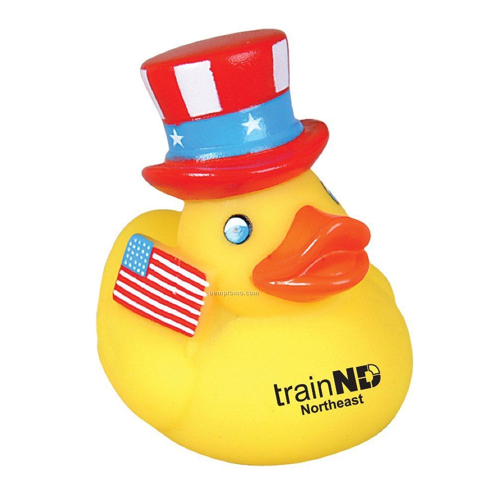 American Flag Rubber Duck