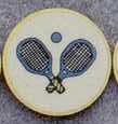 Medallions Stock Kromafusion Lapel Pin (Racquetball)