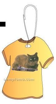 Tiffanie Cat T-shirt Zipper Pull