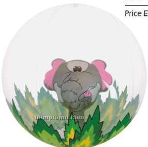 16" Inflatable Elephant In The Jungle Ball