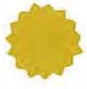 Mylar Confetti Shapes Sun (5")
