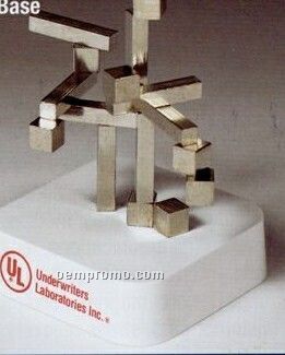 Rods, Cubes & Bars Magnetic Sculptures W/ 3-1/4" Base
