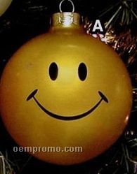 Smiley Face Stock Ornament Design A (2-5/8