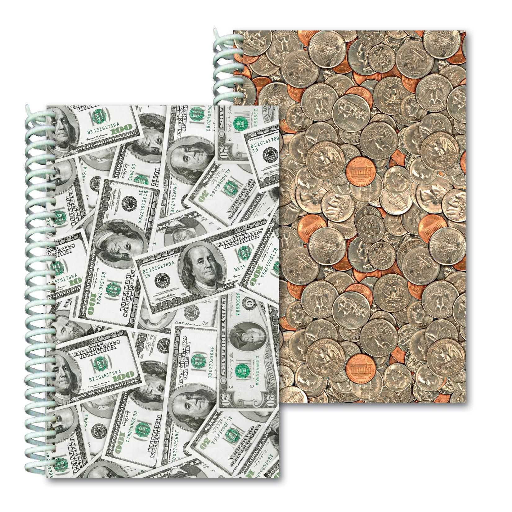 3d Lenticular Notebook Stock/Dollars And Cents (Blanks)