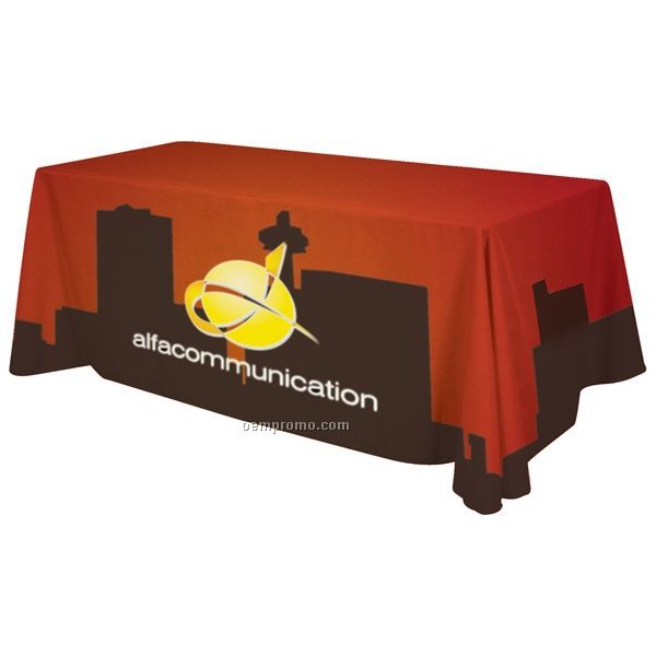 6' Standard Table Throw W/ Full Bleed Sublimation