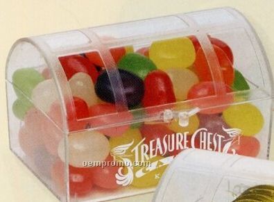 Assorted Jelly Beans In Plastic Treasure Chest