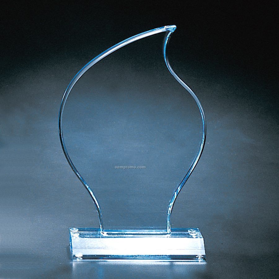 Blue Flame Shape Award