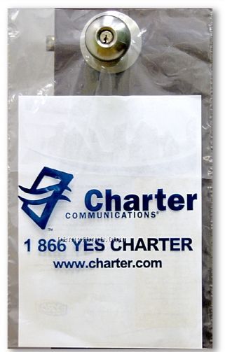 Clear Doorknob Bag - 1.75 Mil Polyethylene (9