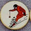 Medallions Stock Kromafusion Lapel Pin (Ski Downhill)