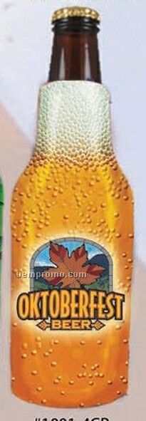 Slide Over Bottle Beverage Insulator (4 Color Process)