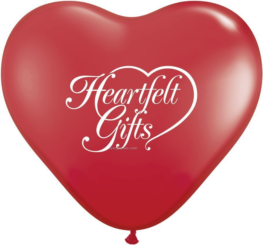 36" Giant Heart Balloon - Jewel Or Fashion Colors