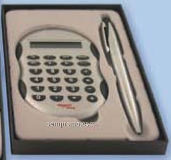 Calculator & Pen Gift Set