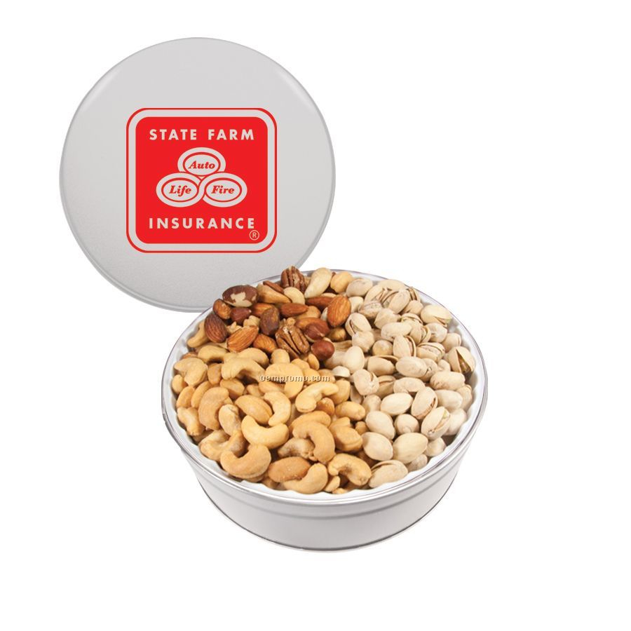 White The Royal Tin With Mixed Nuts