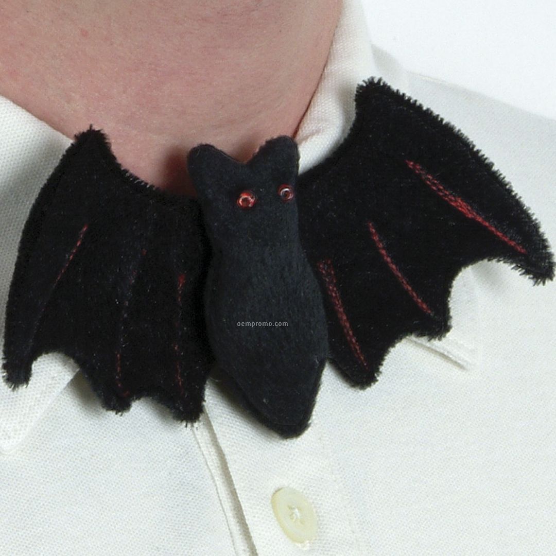 Plush Bat Bow Tie
