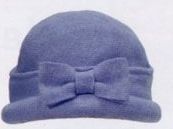 Women's Wool Hat W/ Ribbon