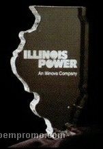 Acrylic Paperweight Up To 16 Square Inches / Illinois