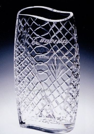 Leonardo Crystal Vase (6-1/2"X12-1/4")