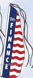 Patriotic Message Feather Dancer Flag Kit - We Finance