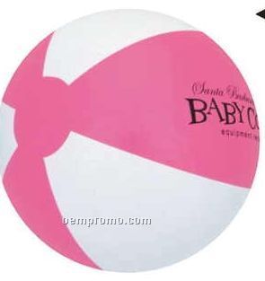 16" Inflatable Two Alternating Color Beach Ball