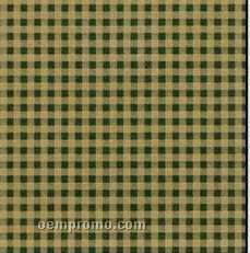 24"X100' Paper Or Foil Green Gingham Gift Wrap W/ Cutter Box