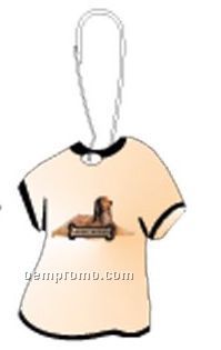 Afghan Hound Dog T-shirt Zipper Pull
