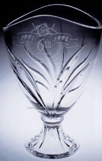 Brunelleschi Crystal Vase (9-3/4"X14")
