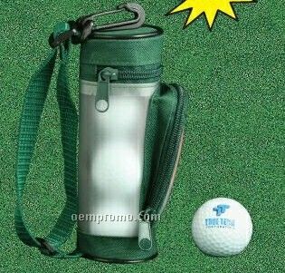 Mini Golf Bag Tournament Gift Pack With 3 Golf Balls & 2 1/8" Golf Tees