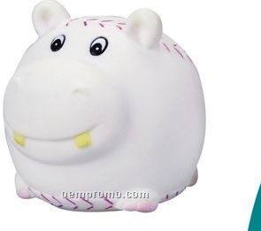 Rubber Baseball Shaped Hippo Bank
