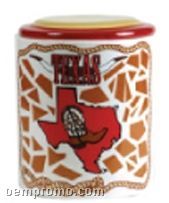 Texas Map Regular Cookie Keeper Jar (Custom Lid)