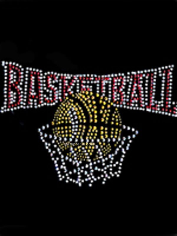 Basketball Rhinestone Transfer