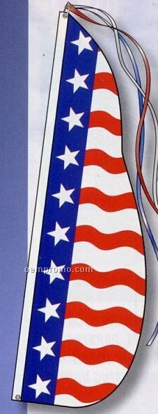 Decorative Feather Dancer Flag Kit - Stars & Stripes