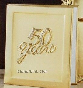 Gold Plated 50 Year Picture Album