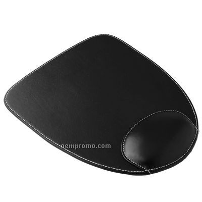 Pu Mouse Pad W/Wrist Cushion (U Shape)