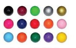 12 Pack Colored Golf Balls