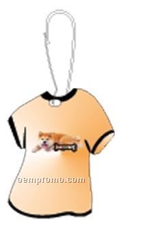 Akita Dog T-shirt Zipper Pull