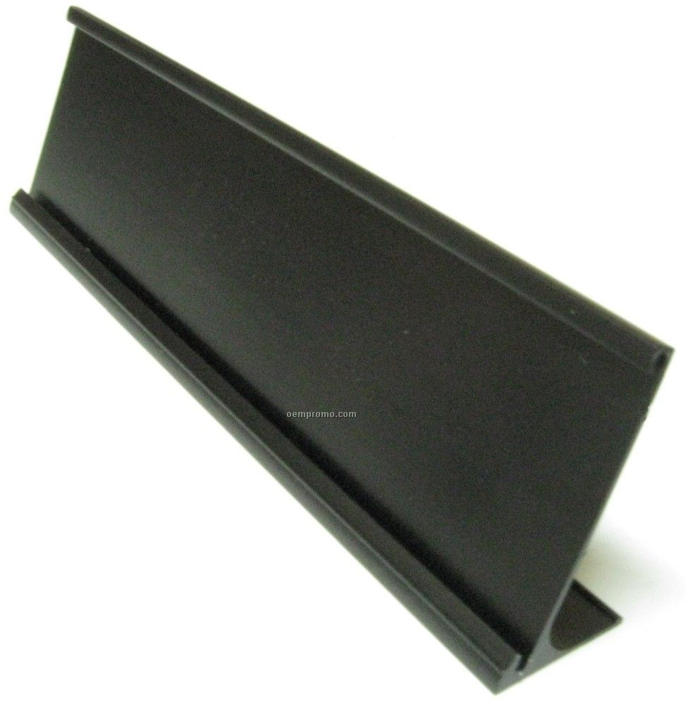 Black Traditional Desk Easel Name Plate Holder - Holder Only (10")