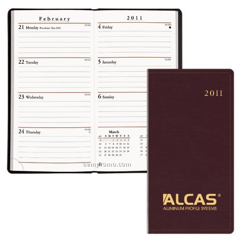 Professional Weekly Planner W/ Bonded Leather Cover