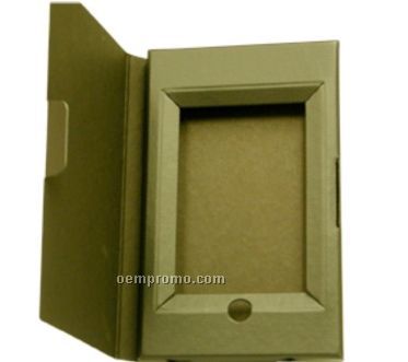 Fiberboard Media Kit Or Gift Box Self Mailer W/ Tray (5.375"X7.5"X0.875")